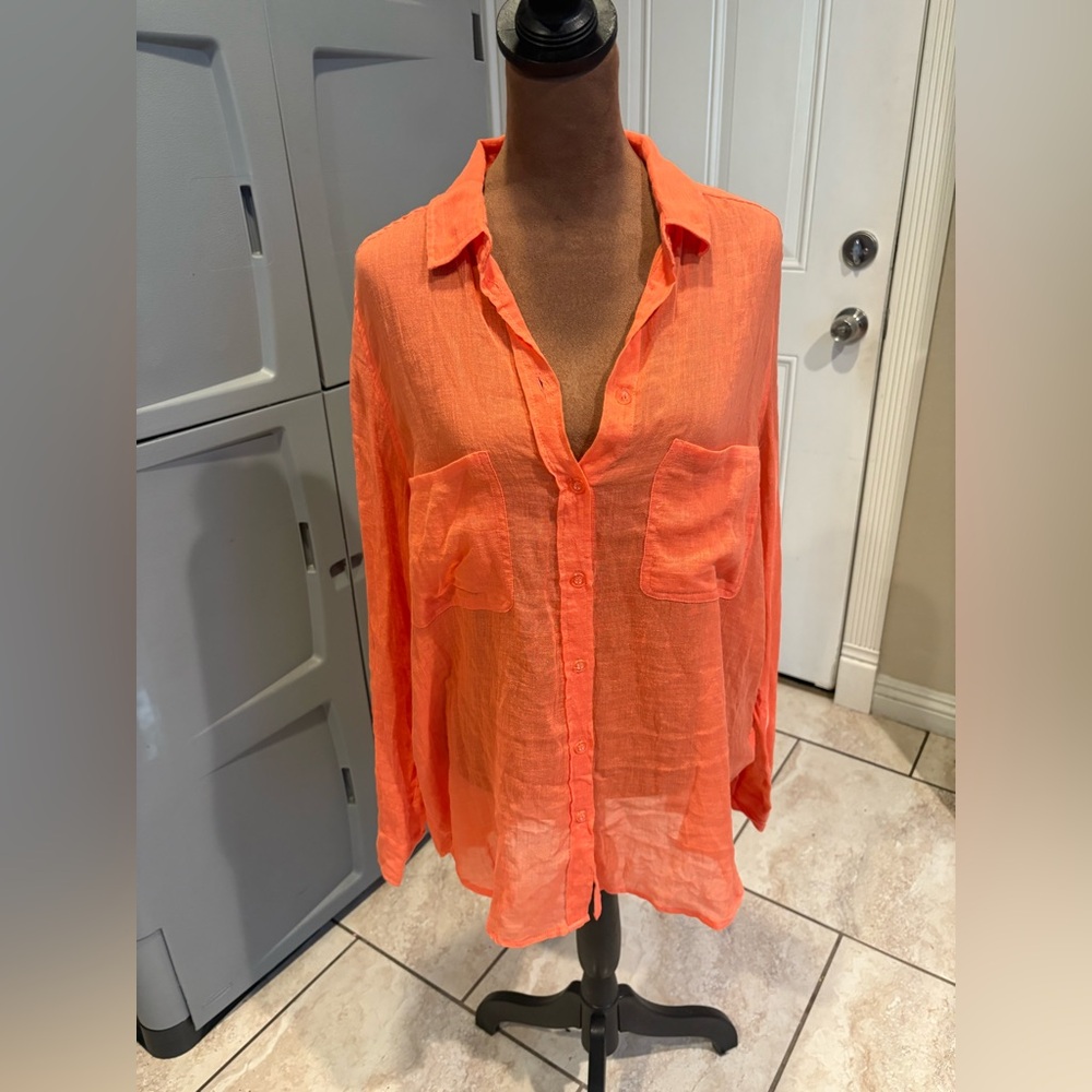 Seafolly Vibrant Orange Cover-Up